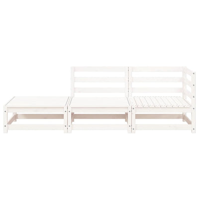 Valkoinen puutarhasohva ja rahi Ioava (mänty)