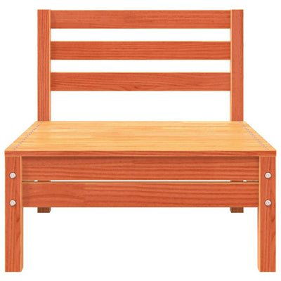 Vahanruskea puutarhasohva Mach (3-istuttava, mänty)