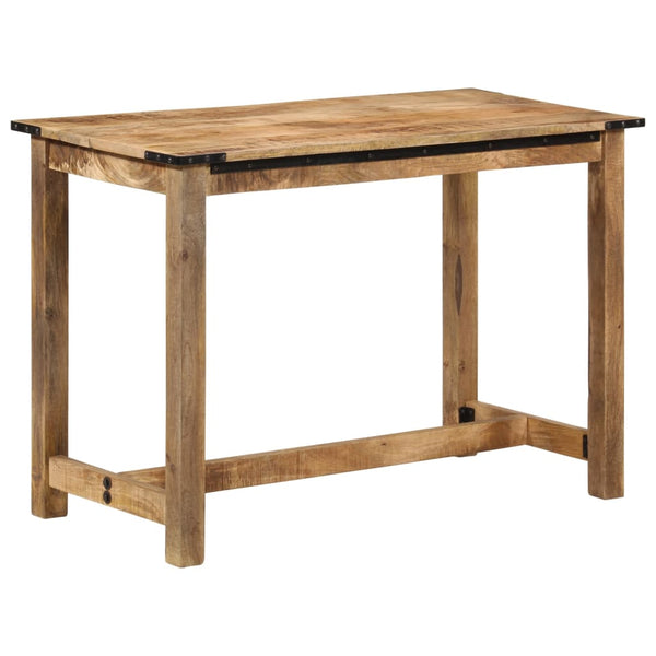 Ruokapöytä 110x55x75 cm täysi mangopuu