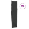 Aurinkovarjon suojat 2 kpl 240x57/57 cm 420D Oxford