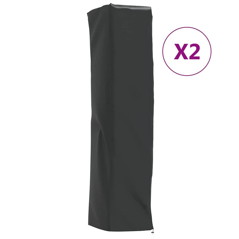 Lämmittimen suojus 2 kpl pyramidimuoto 58x58x228 cm 420D Oxford