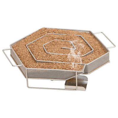 Kylmäsavugeneraattori kuusikulmio Amarili 22,5cm (ruostumaton teräs)