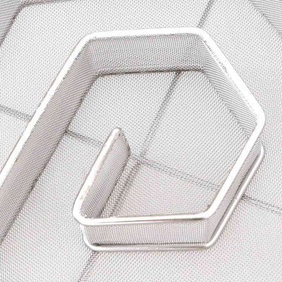 Kylmäsavugeneraattori kuusikulmio Amarili 22,5cm (ruostumaton teräs)