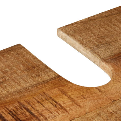 Rauta ja täysi mangopuu kylpyhuoneen kaappi Uniderma 55x35x60cm