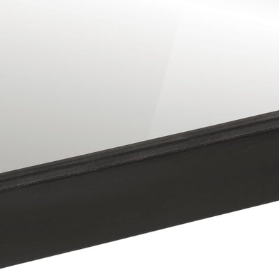 Kylpyhuoneen peili 55x1x60 cm lasi ja täysi mangopuu