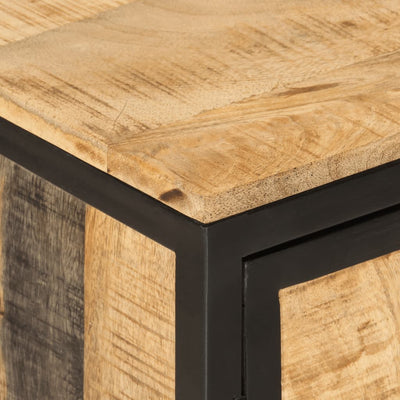 Kylpyhuoneen allaskaappi Eunica 55x35x60cm (mangopuu ja rauta)