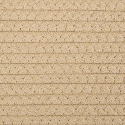 Beige ja valkoinen säilytyskori Gamal Ø40x35cm (puuvilla)