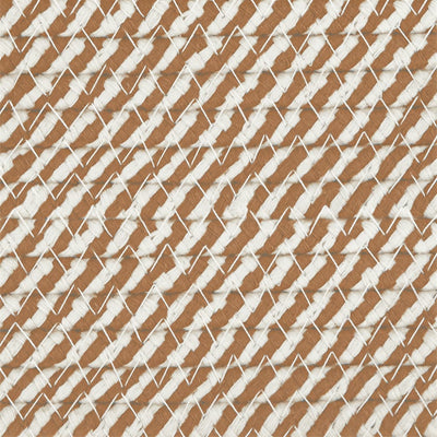 Ruskea ja valkoinen säilytyskori Gamal Ø40x35cm (puuvilla)