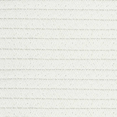 Valkoinen säilytyskori Islanda Ø38x36cm (puuvilla)