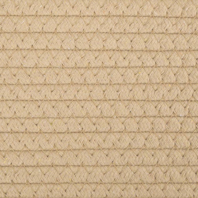 Beige ja valkoinen säilytyskori Jacqulyn Ø43x38cm (puuvilla)