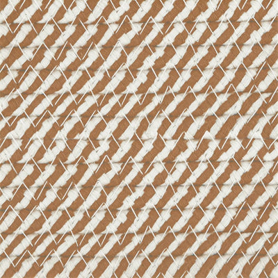 Ruskea ja valkoinen säilytyskori Jacqulyn Ø51x33cm (puuvilla)