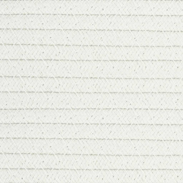 Säilytyskori ruskea ja valkoinen Ø40x35 cm puuvilla