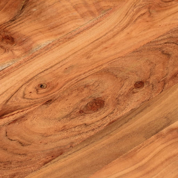 Pöytälevy Ø50x3,8 cm pyöreä täysi akasiapuu