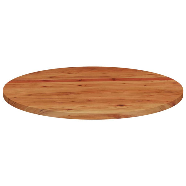 Pöytälevy Ø70x2,5 cm pyöreä täysi akasiapuu