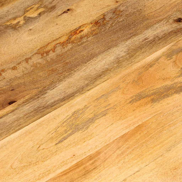 Pöytälevy Ø 60x3,8 cm pyöreä täysi mangopuu