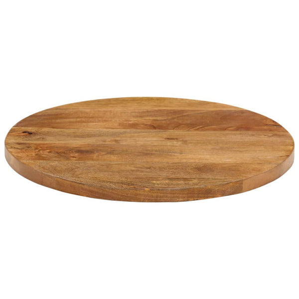 Pöytälevy Ø 60x2,5 cm pyöreä täysi mangopuu