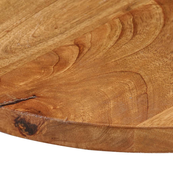 Pöytälevy Ø 90x2,5 cm pyöreä täysi mangopuu