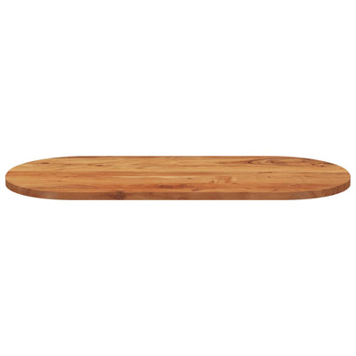 Pöytälevy 90x40x2,5 cm ovaali täysi akasiapuu