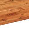 Pöytälevy 120x50x3,8 cm ovaali täysi akasiapuu