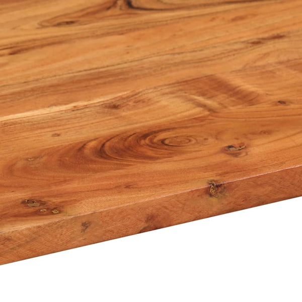 Pöytälevy 120x50x3,8 cm ovaali täysi akasiapuu