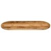 Pöytälevy 110x40x2,5 cm ovaali täysi karkea mangopuu