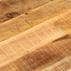 Pöytälevy 110x40x2,5 cm ovaali täysi karkea mangopuu