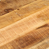 Pöytälevy 110x40x3,8 cm ovaali täysi karkea mangopuu
