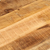 Pöytälevy 140x50x3,8 cm ovaali täysi karkea mangopuu