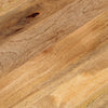 Pöytälevy 100x40x2,5 cm ovaali täysi mangopuu