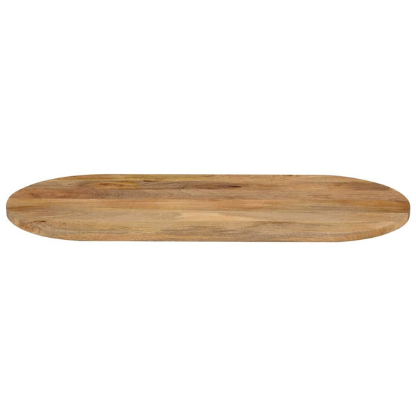 Pöytälevy 100x50x3,8 cm ovaali täysi mangopuu