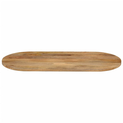 Pöytälevy 120x60x3,8 cm ovaali täysi mangopuu