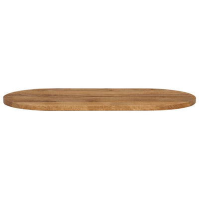 Pöytälevy 100x50x2,5 cm ovaali täysi mangopuu
