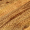 Pöytälevy 120x50x2,5 cm ovaali täysi mangopuu