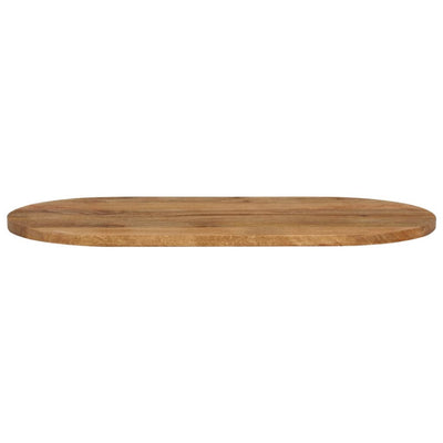 Pöytälevy 140x50x2,5 cm ovaali täysi mangopuu