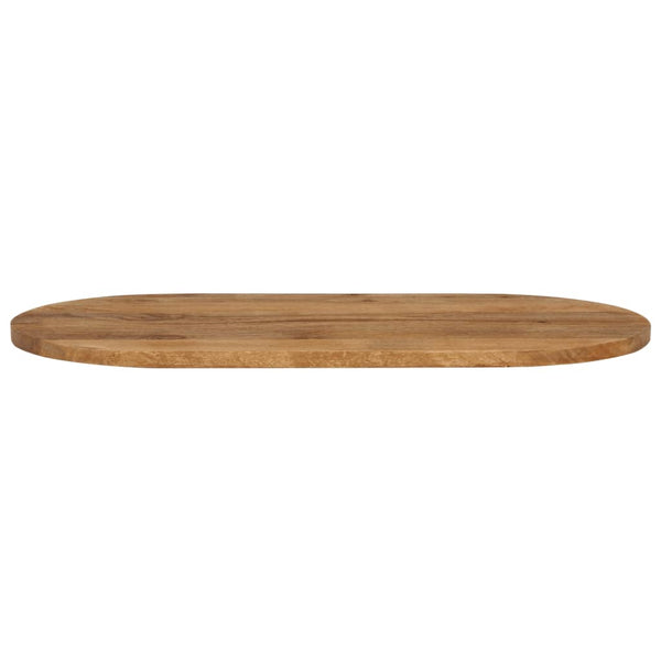 Pöytälevy 90x40x3,8 cm ovaali täysi mangopuu