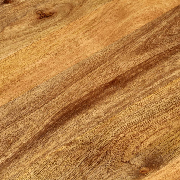 Pöytälevy 120x50x3,8 cm ovaali täysi mangopuu
