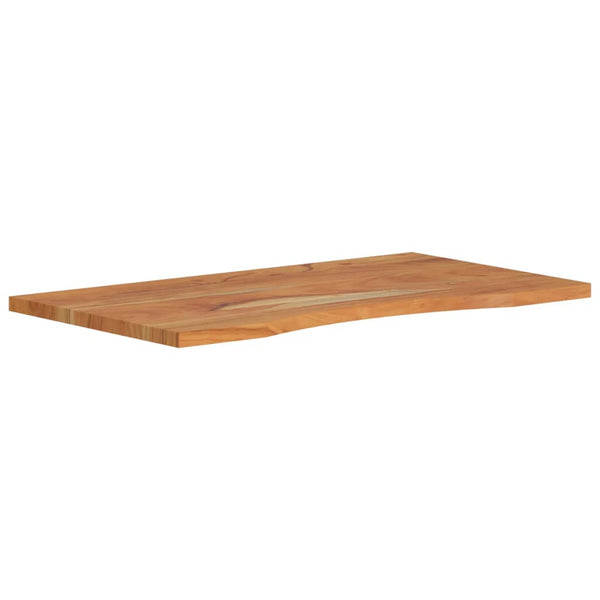 Työpöydän pöytälevy 100x50x2,5 cm suorakaide täysi akasiapuu