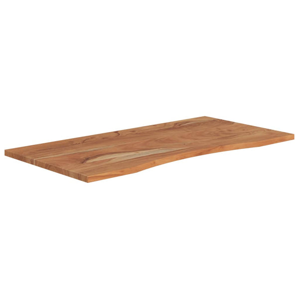 Työpöydän pöytälevy 110x60x2,5 cm suorakaide täysi akasiapuu