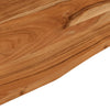 Työpöydän pöytälevy 110x60x2,5 cm suorakaide täysi akasiapuu
