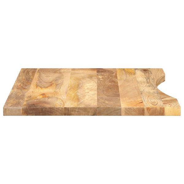 Pöytälevy kaarella Gm 90x60x2,5cm (ovaali karkea mangopuu)