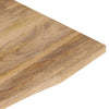 Pöytälevy kaarella Gm 90x60x2,5cm (ovaali karkea mangopuu)