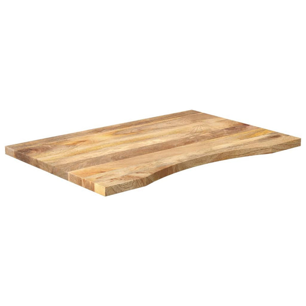 Pöytälevy kaarella Vergiuliu 100x60x2,5cm (karkea mangopuu)
