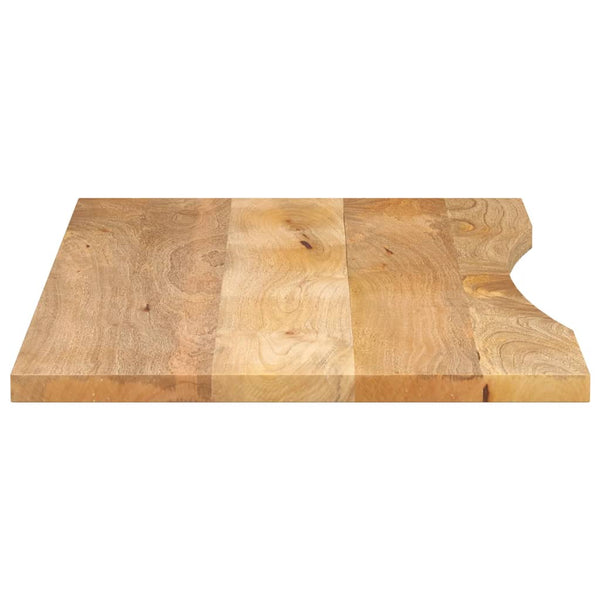 Pöytälevy kaarella Ardeth 120x60x2,5cm (karkea mangopuu)