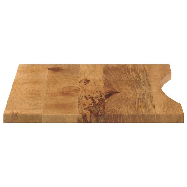 Pöytälevy kaarella Stellana 90x60x2,5cm (ovaali karkea mangopuu)