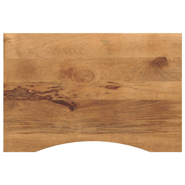Pöytälevy kaarella Kalvin 100x60x2,5cm (karkea mangopuu)