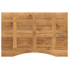 Pöytälevy kaarella Kalvin 100x60x2,5cm (karkea mangopuu)