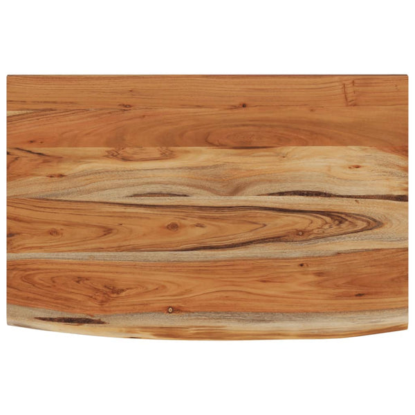 Seinähylly 50x30x2,5 cm suorakaide täysi akasiapuu elävä reuna