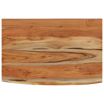 Seinähylly 70x40x2,5 cm suorakaide täysi akasiapuu elävä reuna