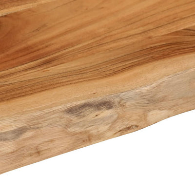 Pöytälevy 110x40x2,5 cm suorakaide täysi akasiapuu elävä reuna