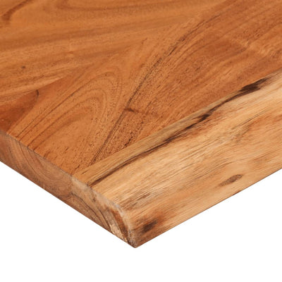 Pöytälevy 120x40x2,5 cm suorakaide täysi akasiapuu elävä reuna